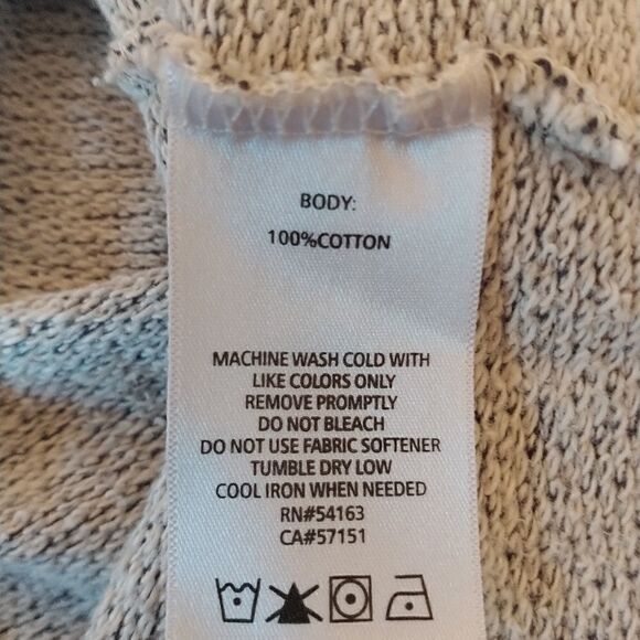 Calvin Klein striped cotton hoodie size L - Picture 6 of 7